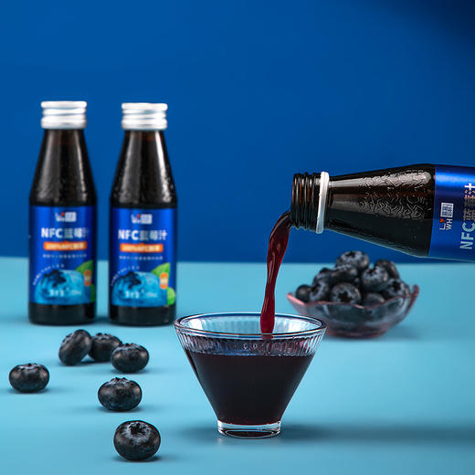 【蓝宜忘怀】NFC蓝莓汁 果汁蓝莓原浆蓝瓶装莓大果蓝莓饮料 蓝莓汁 商品图5