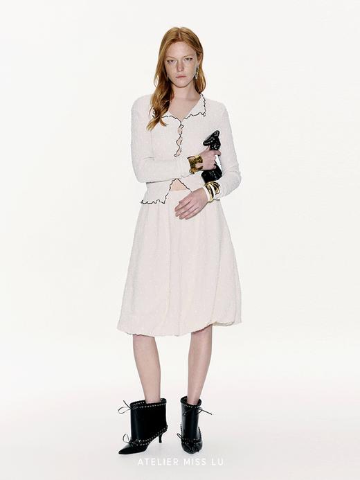 【云上起舞】泡泡肌理花苞半裙 商品图3