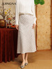 【商场同款】阿菁娜2025春季新款斜裁高腰微喇半裙A30C113023 商品缩略图3