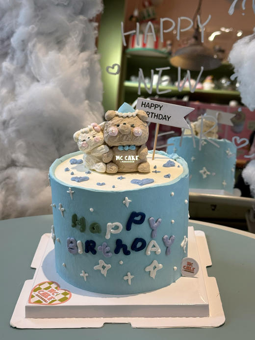 抱抱熊立体手绘蛋糕 商品图0