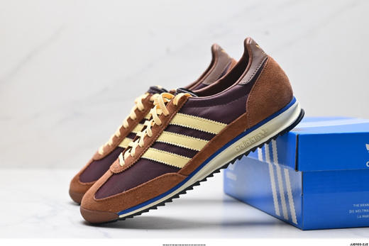 阿迪达斯ADIDAS SL 72 OG三叶草复古休闲鞋IE3427男女鞋 商品图7