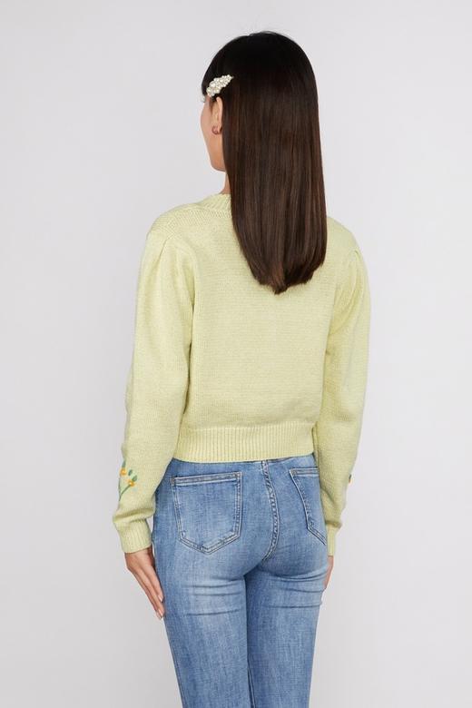 amadella 花朵形装饰针织开衫 11555 商品图2