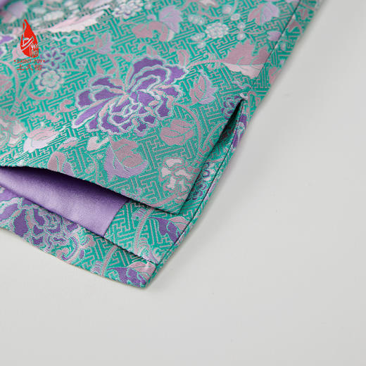 SAINTJOY/上久楷宋锦外套 复古 中国风 女士上衣 万字地缠枝牡丹 CY1024207029 商品图3