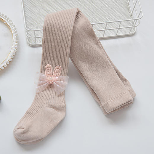 【柔软亲肤，时尚洋气！】儿童连裤袜春秋薄款 宝宝外穿打底袜 灰色洋气 中大童精棉女童打底裤-QQ 商品图8