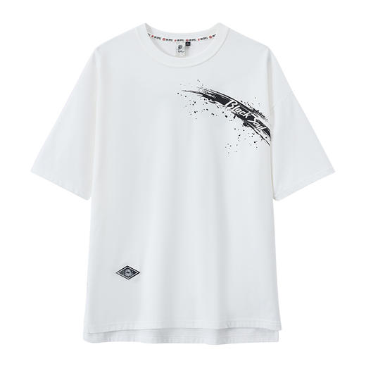 ONIARAI/鬼洗25春夏新品墨绘太极鱼零感速干宽松短T男款 B840267 商品图3