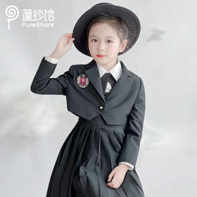 PureShare 学院风曼哈顿女孩连衣裙