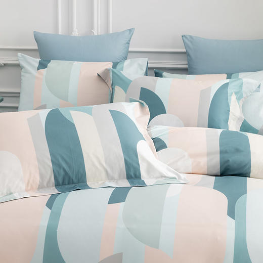 多喜爱 新疆精梳棉四件套 半圆理光/虞梦 精梳全棉 柔软舒适 细腻亲肤 斜纹织造 商品图1