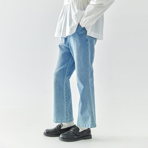 棵初 2025春夏第一波新品-微喇牛仔裤881K256015MJ 商品图4