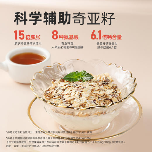 西麦奇亚籽混合燕麦片880g罐高蛋白质0添加蔗糖饱腹早餐 商品图3
