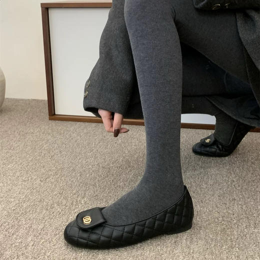 【69购】小香风公主鞋丨珍珠玛丽珍鞋子女软底平底一脚蹬通勤单鞋z 商品图3