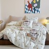 【释放每日疲惫 唤醒元气满满】全棉A类贴布绣双层纱全棉四件套纯棉亲子儿童学生宿舍床品三件套 商品缩略图5