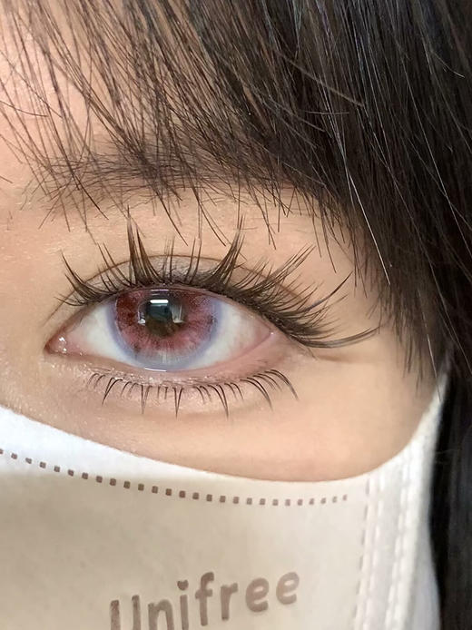 Vigour girl 花间蝶影 半年抛 两片 14.2mm 参考着色13.7mm 基弧8.5 含水40% 新锐国货 商品图1