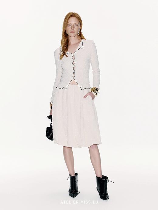 【云上起舞】泡泡肌理花苞半裙 商品图0