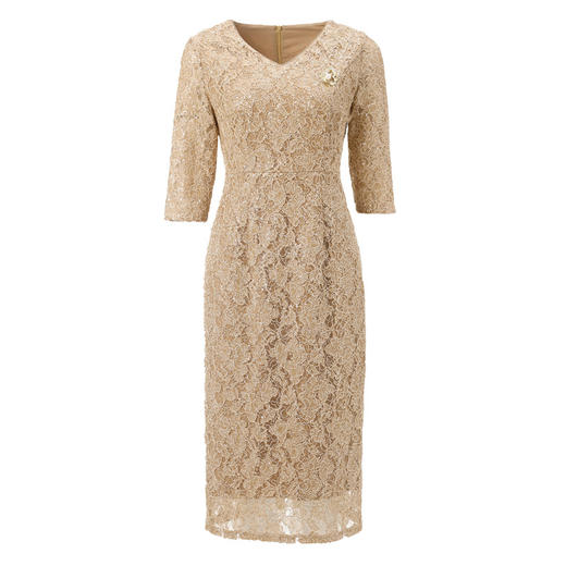 DNO-5AA1115-1高贵气质优雅蕾丝连衣裙2025新款春秋季减龄百搭轻奢高级感连衣裙 商品图4