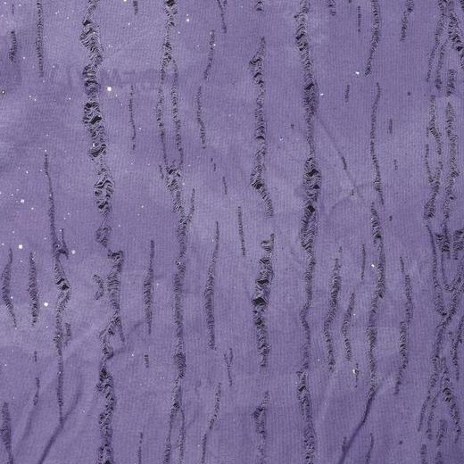 T2278春夏新款时尚渐变磨破细闪圆领短袖T恤倒三角潮流百搭情侣上衣 商品图3