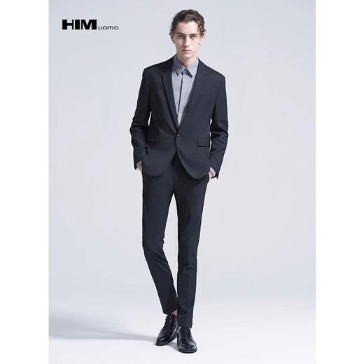 HIM漢崇 男装时尚修身商务西服男士休闲百搭西装外套 商品图1