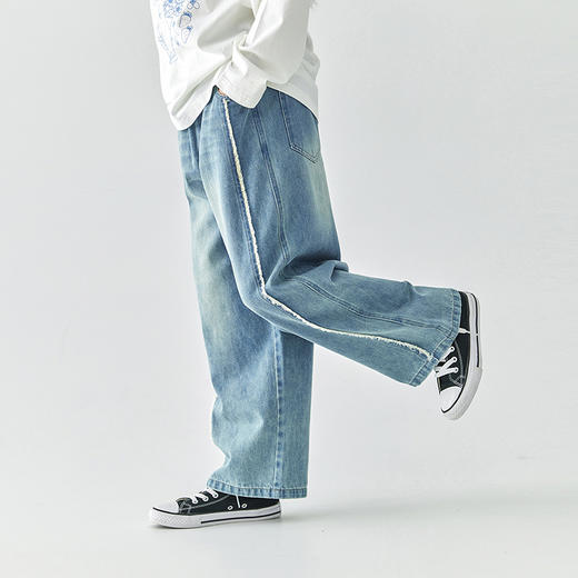 棵初 2025春夏第一波新品-休闲牛仔裤805K256005CD 商品图2