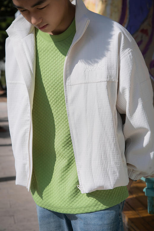 512572096休闲肌理夹克 商品图2