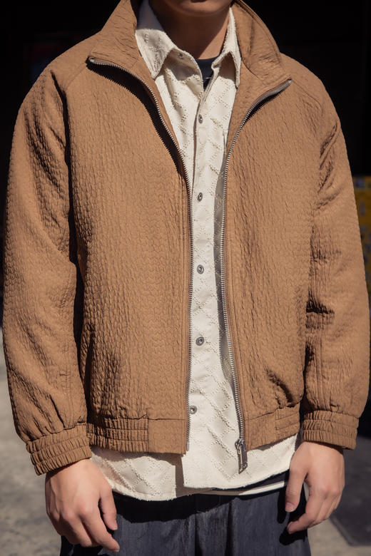 511472112轻熟立领夹克 商品图1