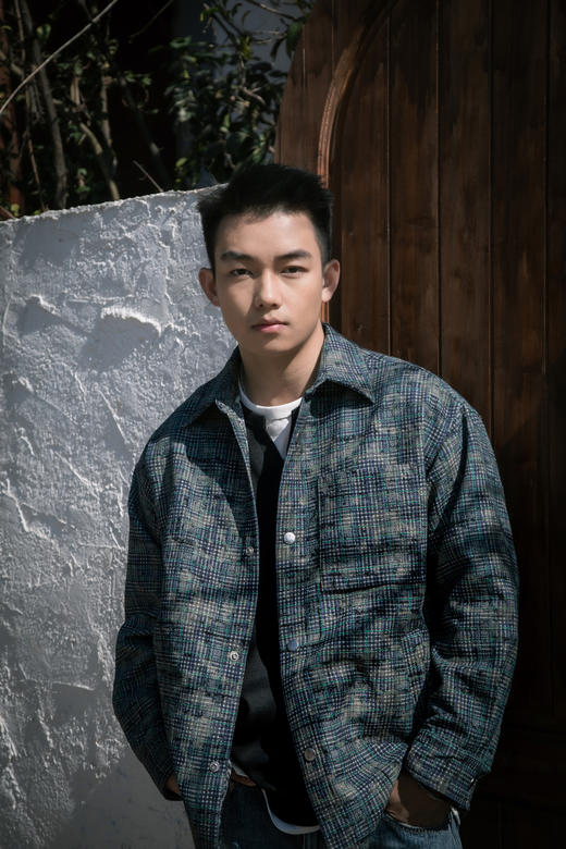 512525362复古格纹衬衫外套 商品图0