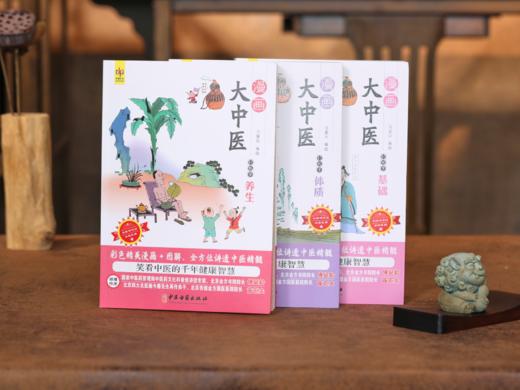 漫画大中医（全3册）| 一书集齐中医经典精华，抗老·防病·养颜·健体·调理，全家老小都能用的养生宝典 商品图1