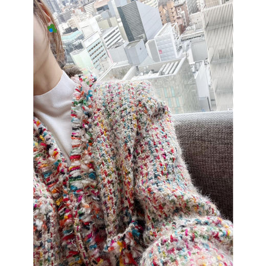 25特价 2502201   羊毛 彩色小香风外套 商品图7