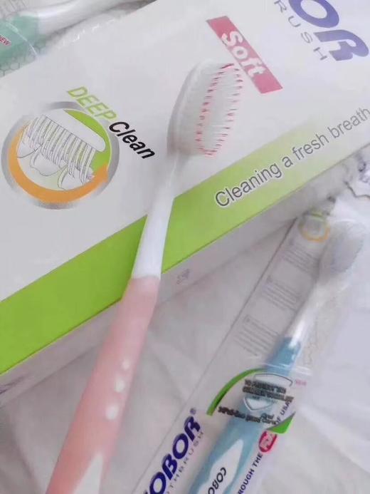 美国老牌COBOR可贝尔超细软毛牙刷！一盒一家一年的量！全力清理口腔污垢！可以刷舌苔，用完你绝对会爱上刷牙！ 商品图8