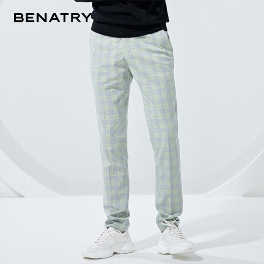 贝纳川男士格子西裤100026014313 商品图0