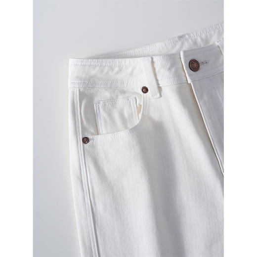 DH25YX5751慵懒风窄版微喇牛仔裤长短款RJ029 商品图5