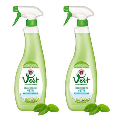 【一般贸易】大公鸡管家 玻璃清洁剂（绿色）625ml*2瓶 商品图0