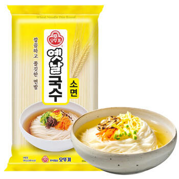 不倒翁韩国进口 奥多吉 OTTOGI 高筋面条挂面 900g 传统细面 素面速食 /粮油调味 /方便食品 /方便面 商品图0