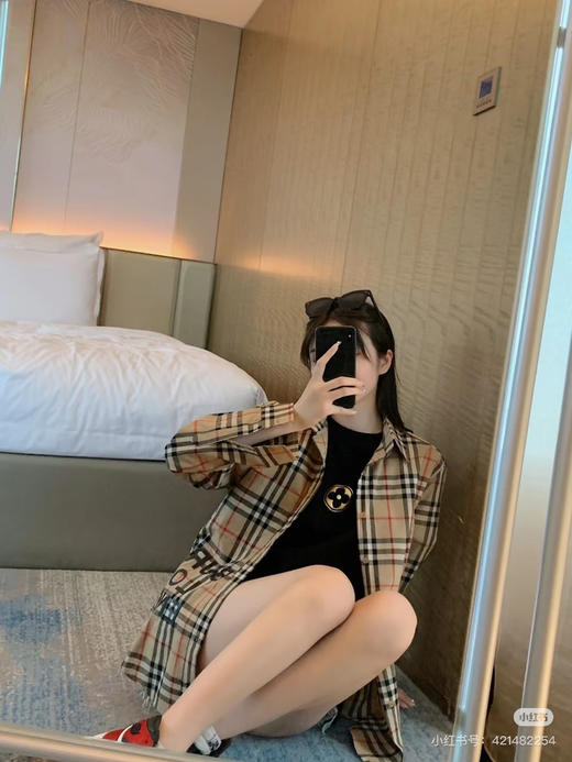 BURBERRY 字母胶印长袖衬衫 商品图3