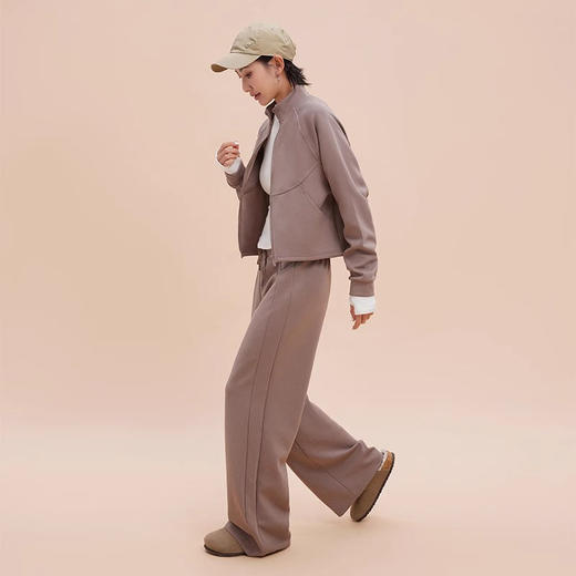 【3~5天发货】跃牌【美度空间】系列 新款抽绳直筒运动裤高腰百搭宽松休闲裤CK42022 商品图2