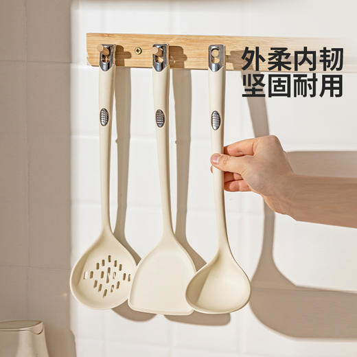 摩登主妇硅胶锅铲家用不粘锅专用食品级耐高温炒菜铲子炒汤勺厨具 商品图4