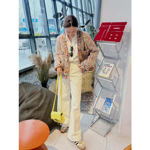 25特价 2502201   羊毛 彩色小香风外套 商品图8