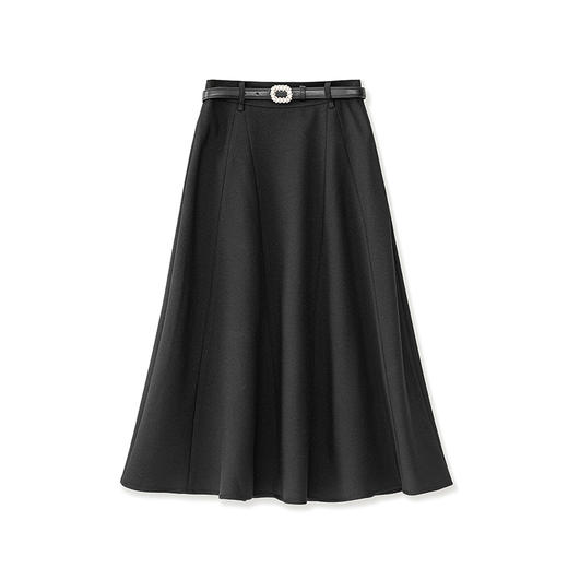 DH25WL1409高腰遮胯显瘦A字大摆半身裙RJ029 商品图0