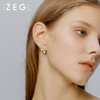 ZEGL气质花朵耳钉女小众设计感高级轻奢耳环耳夹小众耳饰2025新款 商品缩略图2