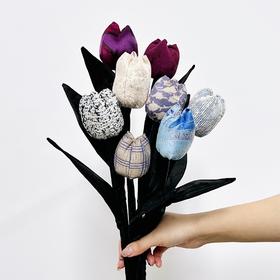 提花布手工制作郁金香 随机发货