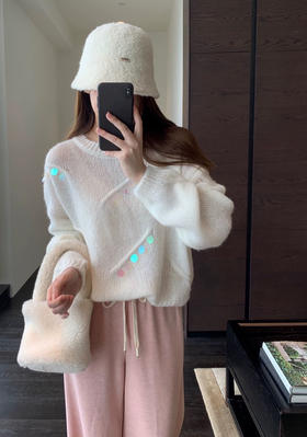 羊驼人鱼公主毛衣