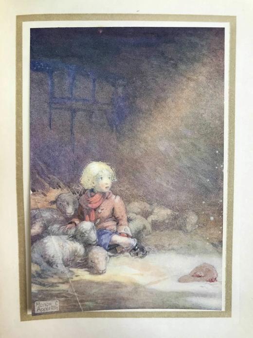 1913年 诗中的童真 8幅彩色与大量黑白插图 漆布精装32开 商品图13