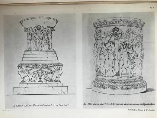1921年 古代花瓶、三脚架、烛台等收藏集：来自各大博物馆和私人收藏的珍品 120余幅插图 漆布精装32开 商品图13
