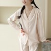 KEMU壳木软软翻领家居服 肌理感纹理面料 轻软舒适亲肤 经典的翻领款型 简约日常 商品缩略图6