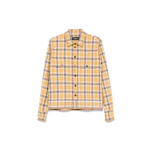 DSQUARED2 女士棉质长袖衬衫 混色 S75DL0898 D35160 001F 商品图0