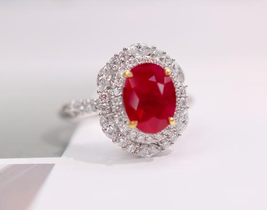 2ct刻面红宝石戒指 商品图2