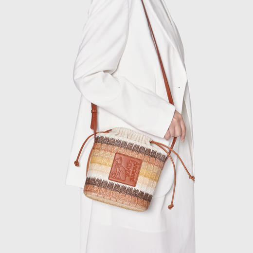 大英博物馆 安德森猫系列 度假风草编 包斜挎包 商品图1