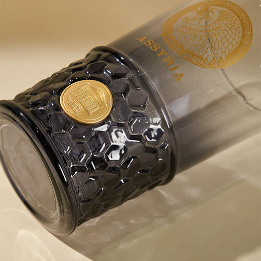 大英博物馆 亚述系列 狮子 渐变浮雕 铭牌玻璃杯 商品图3