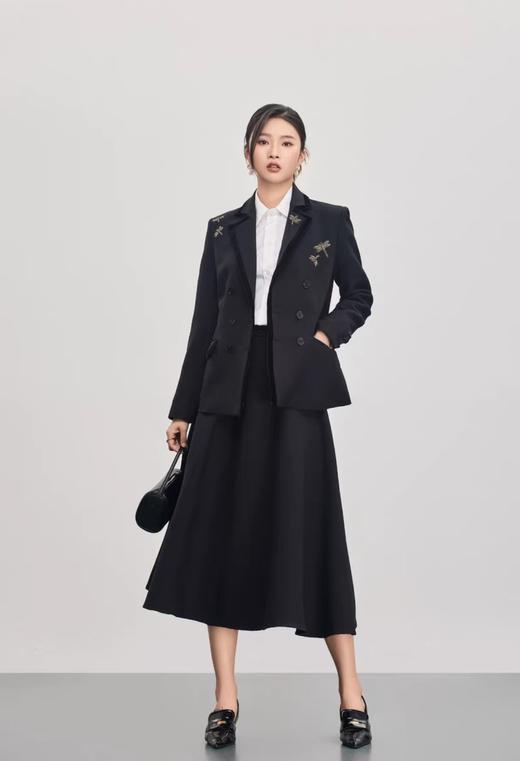 D家金丝刺绣镶钻蜻蜓重工修身西装外套 商品图2