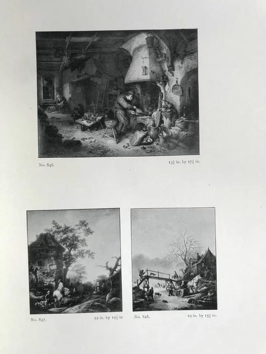 限量1000套！1899年 英国国家画廊图集（全3卷） 数千幅插图 漆布精装大16开 商品图12