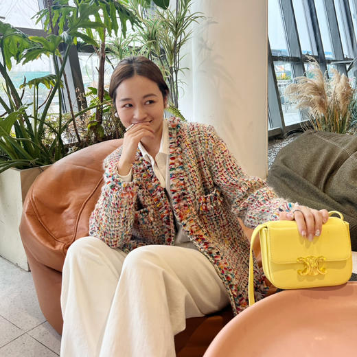25特价 2502201   羊毛 彩色小香风外套 商品图6