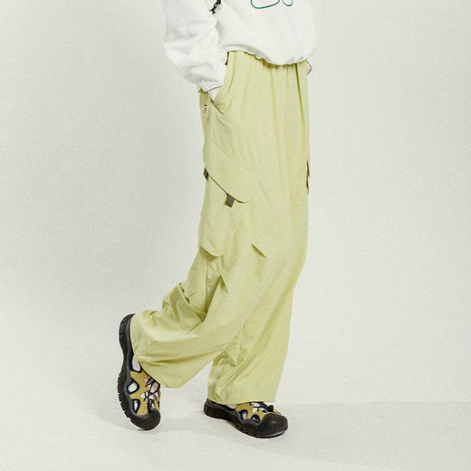 【出游季特惠】ACMEITEM 爱棵米 新款户外情侣工装长裤宽松四面弹阔腿长裤子男女 GAG3020818A  GAG3020877A 商品图1